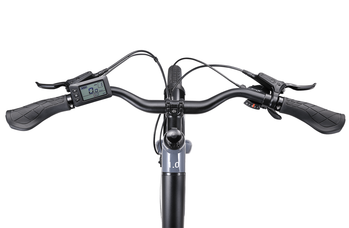 Blacktop 1.0 Step Through eBike Grey eBikes Reid