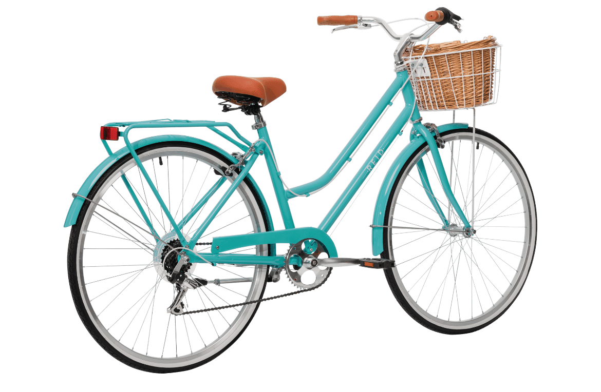 Ladies Classic 7-Speed Vintage Bike Turquoise Bikes Reid
