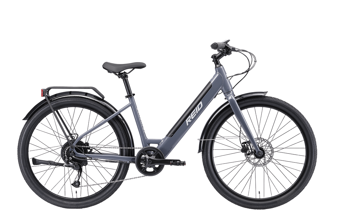Blacktop 1.0 Step Through eBike Grey eBikes Reid   