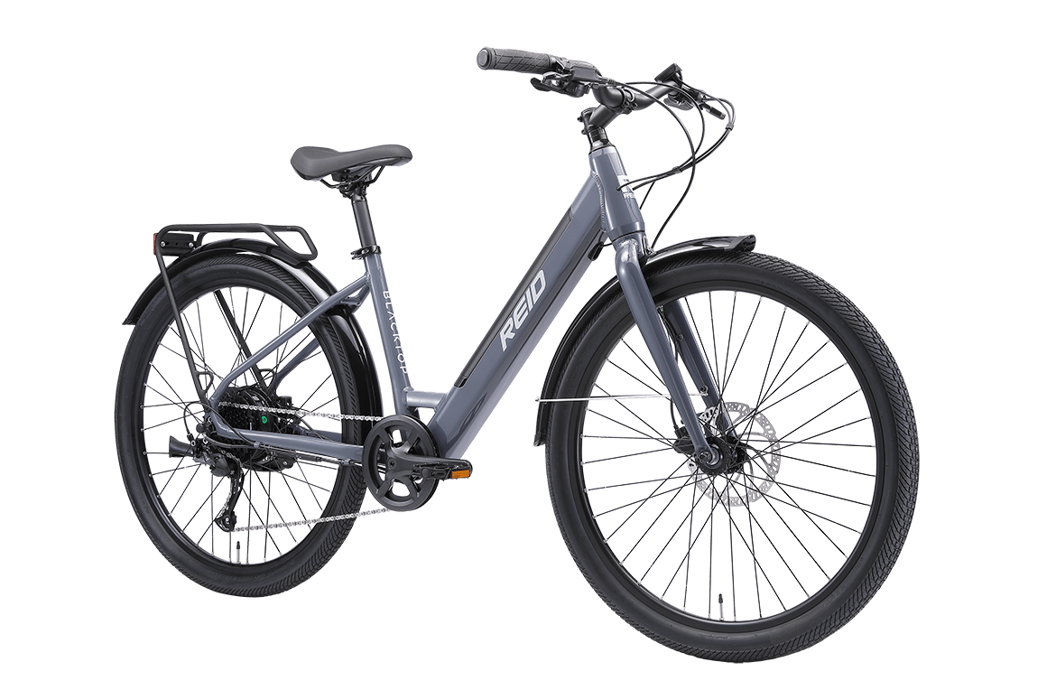 Blacktop 1.0 Step Through eBike Grey eBikes Reid   