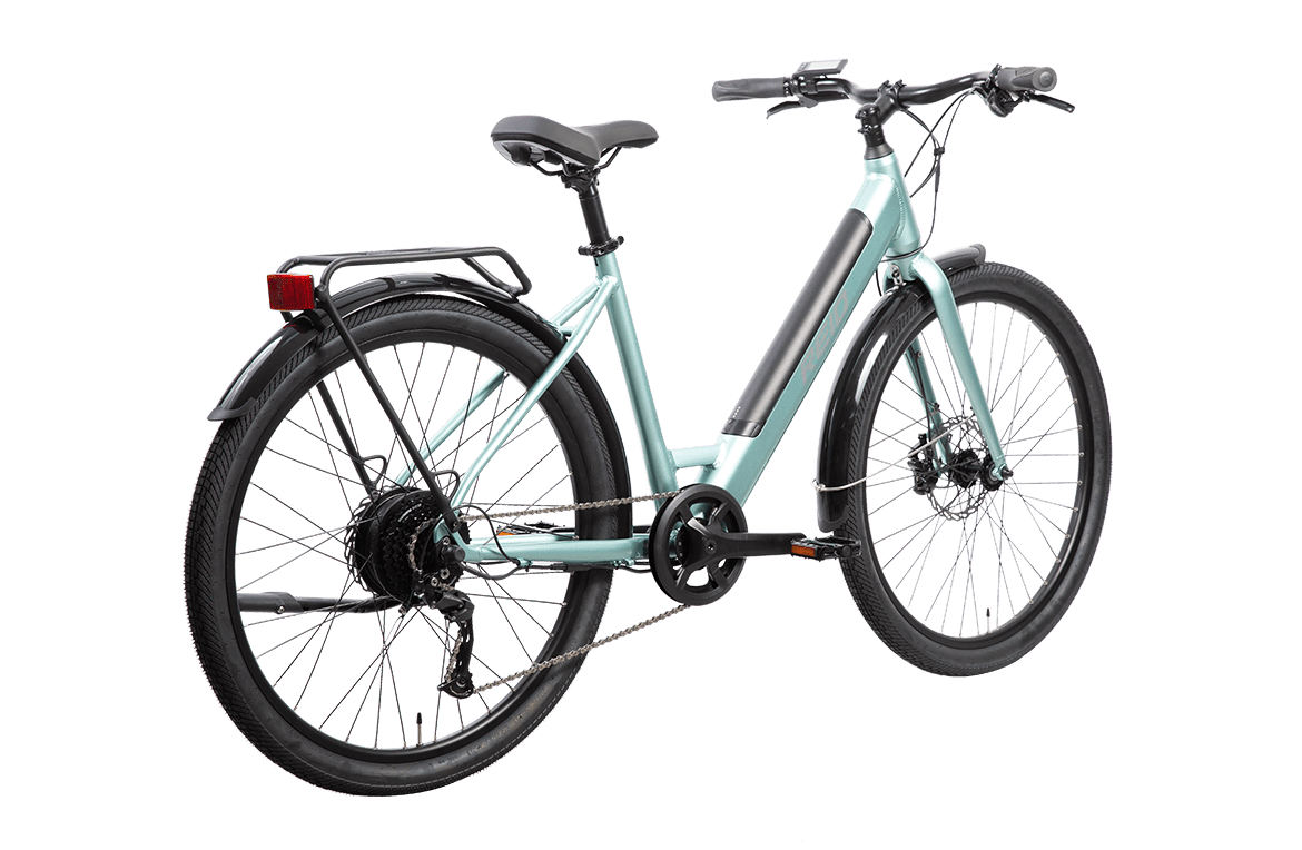 Blacktop 1.0 Step Through eBike Without Throttle Iced Mint eBikes Reid   