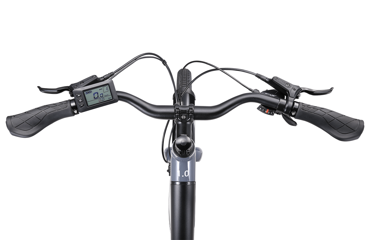 Blacktop 1.0 Step Through USA eBike MY24 Charcoal eBikes Reid   