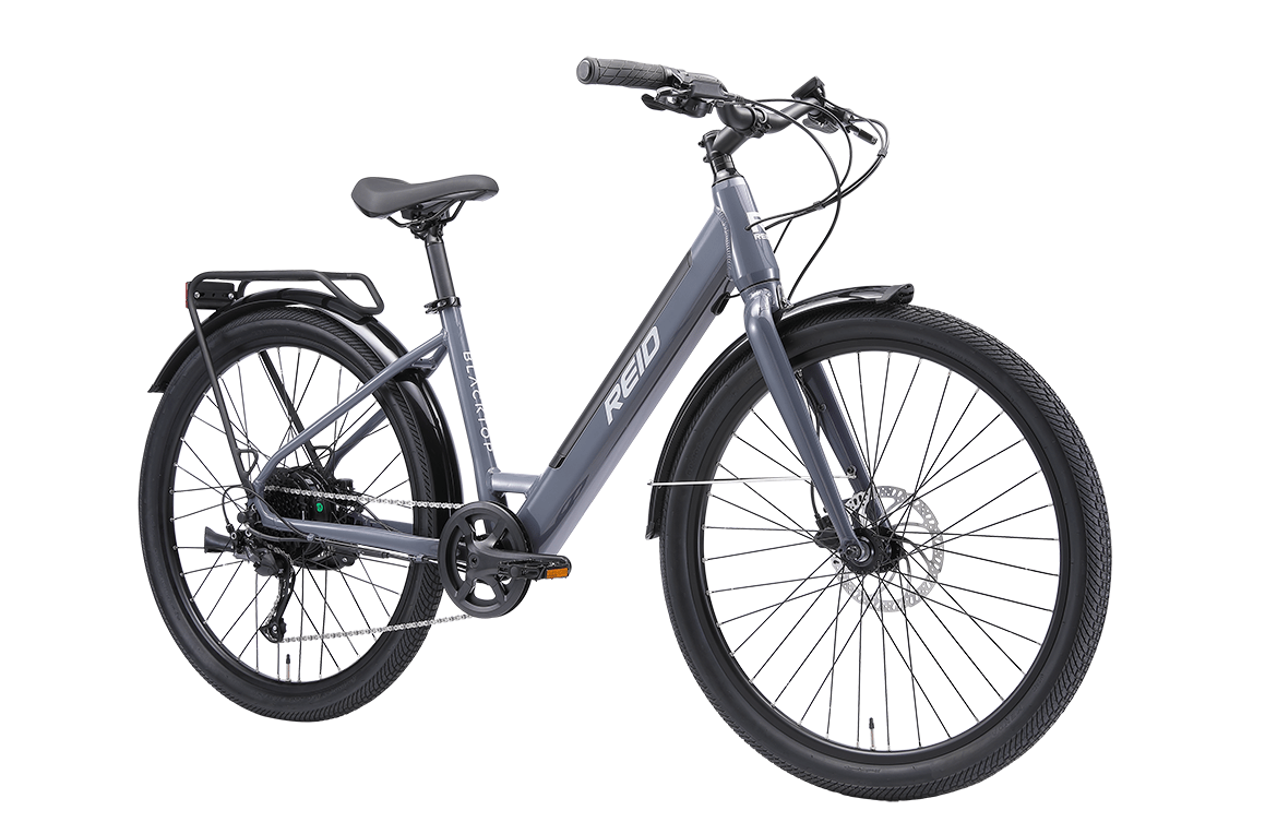 Blacktop 1.0 Step Through USA eBike MY24 Charcoal eBikes Reid   