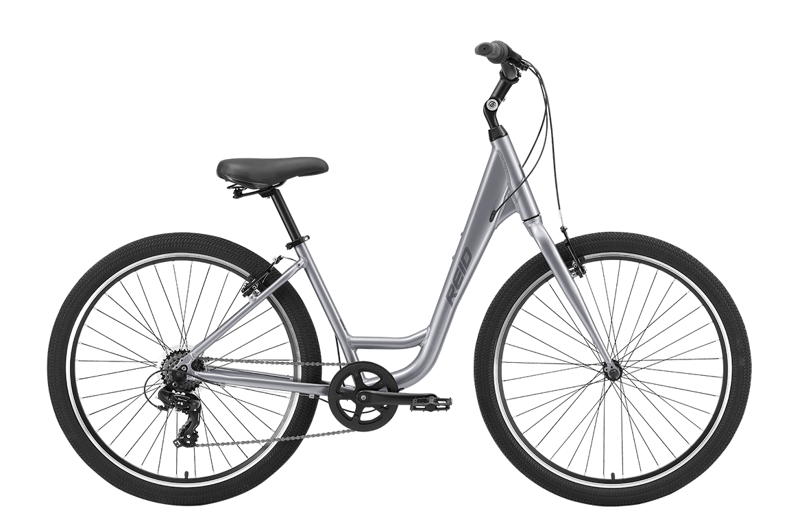 Comfort 1 Step Through Commuter Bike Silver Bikes Reid   