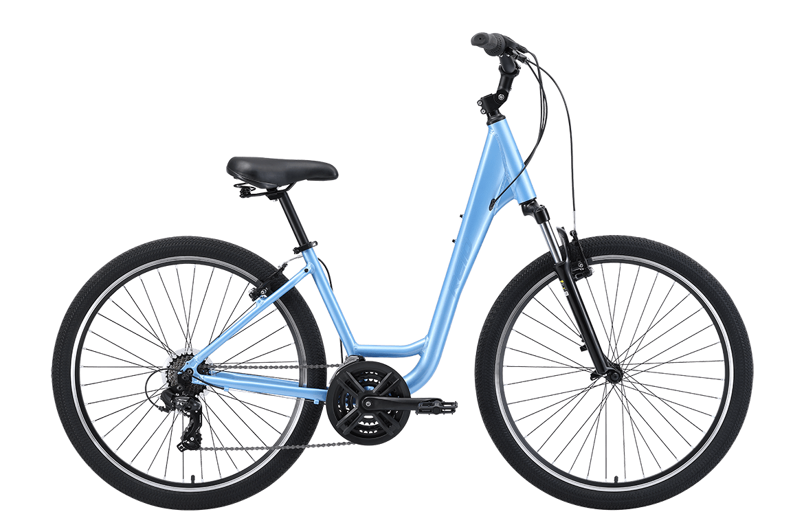 Comfort 2 Step Through Commuter Bike Blue