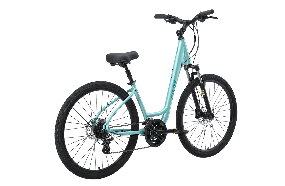 Comfort 3 Step Through Commuter Bike Teal Bikes Reid   