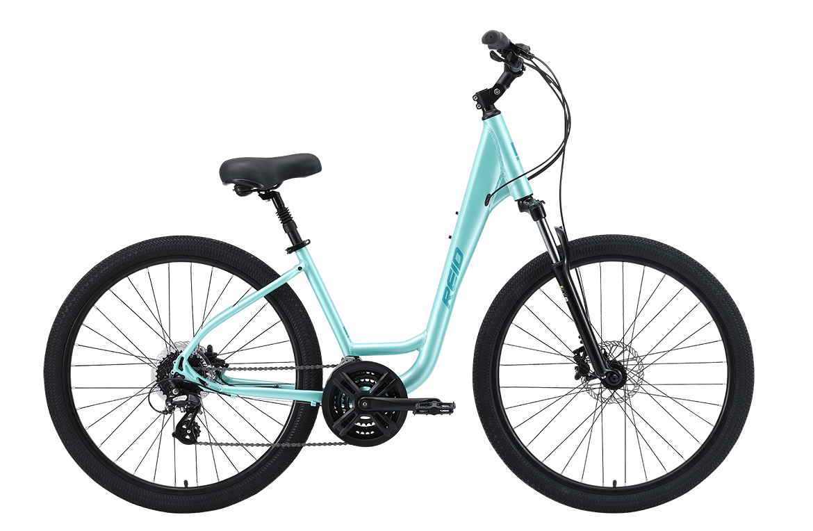 Comfort 3 Step Through Commuter Bike Teal Bikes Reid   