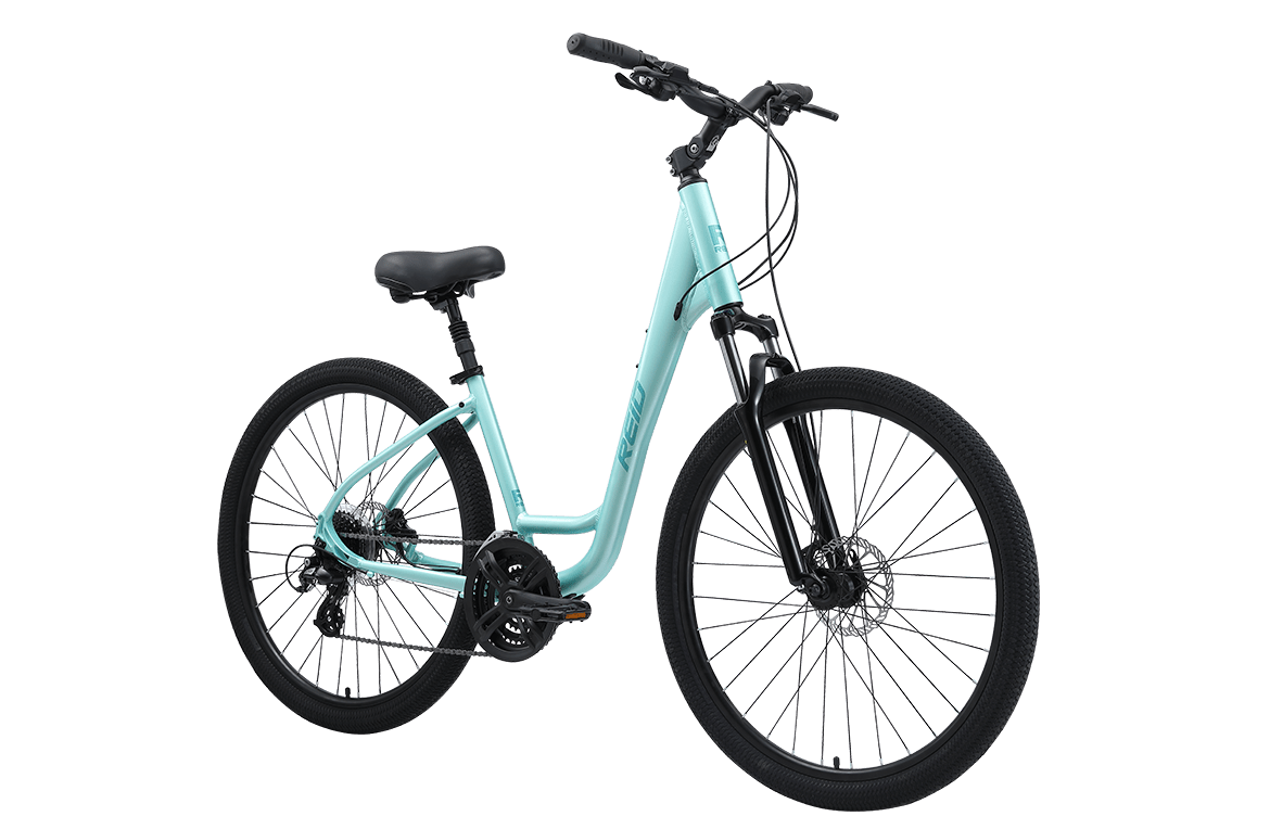 Comfort 3 Step Through Commuter Bike Teal Bikes Reid   