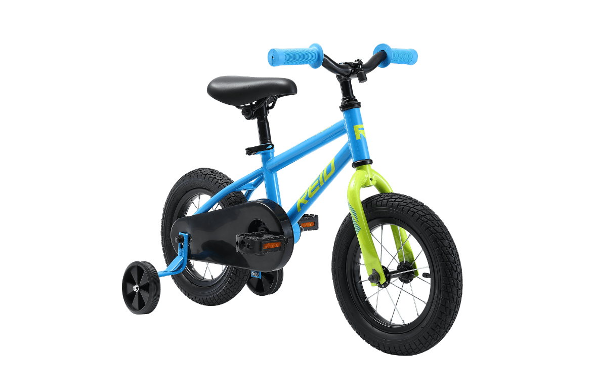 Explorer S 12" Kids Bike Blue/Green Bikes Reid   