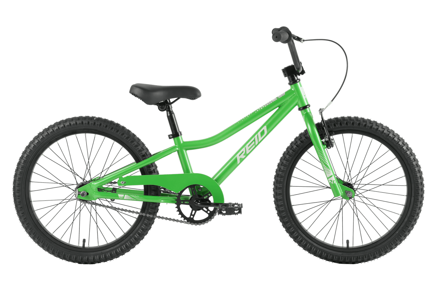 Explorer S 20" Kids Bike MY24 Fluro Green Bikes Reid   