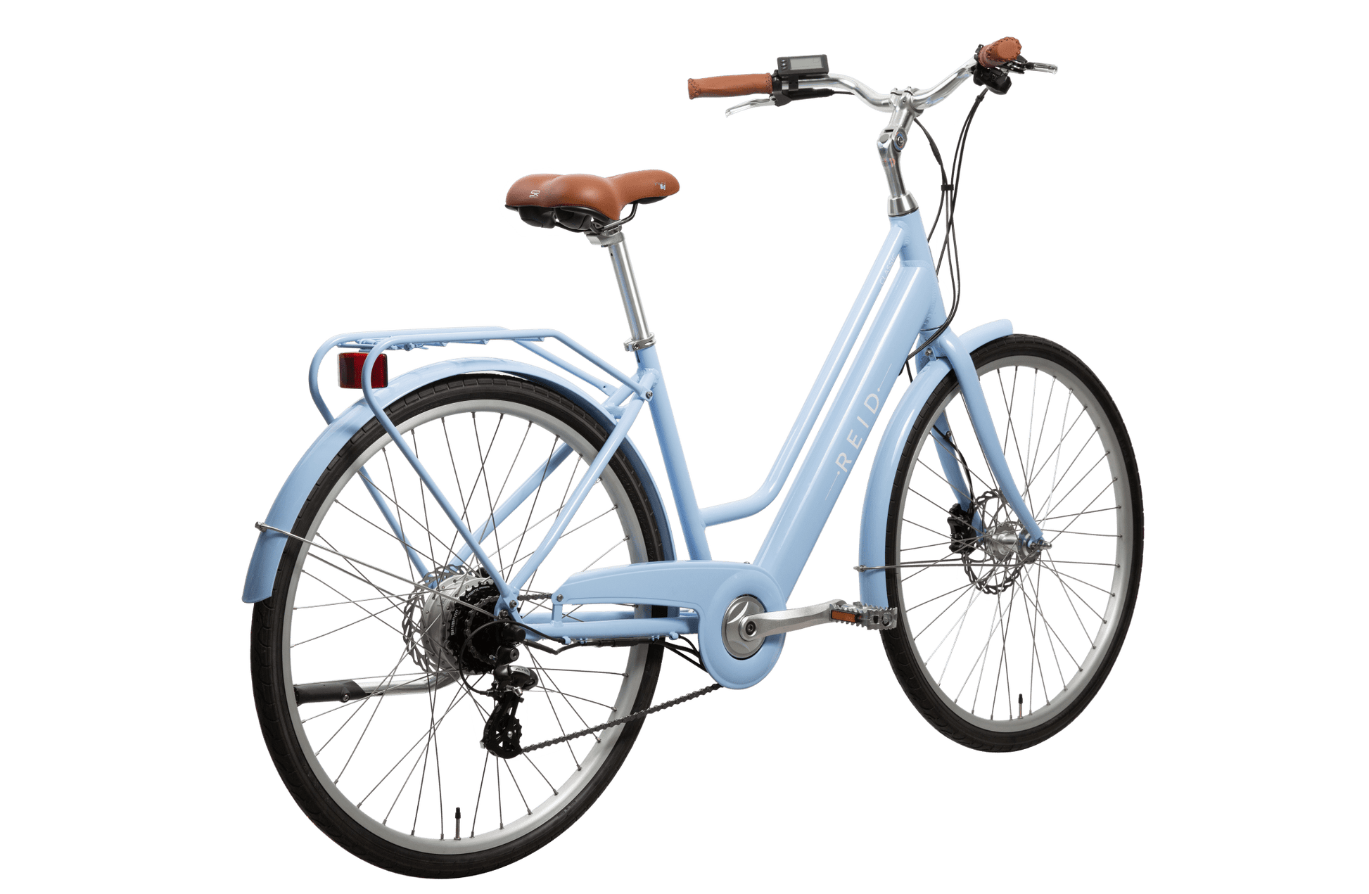 Ladies Classic eBike Baby Blue W/Throttle eBikes Reid   