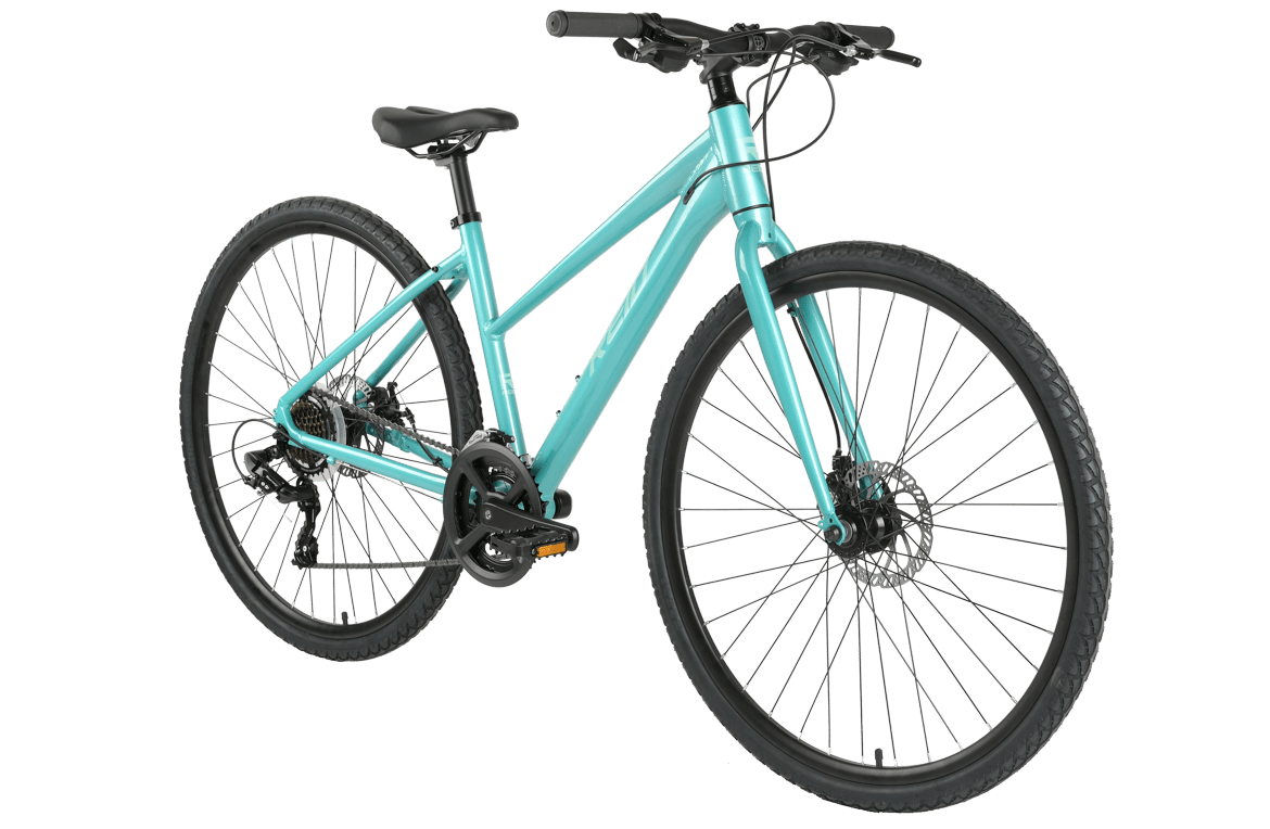 Transit Disc WSD Commuter Bike MY24 Teal Bikes Reid   