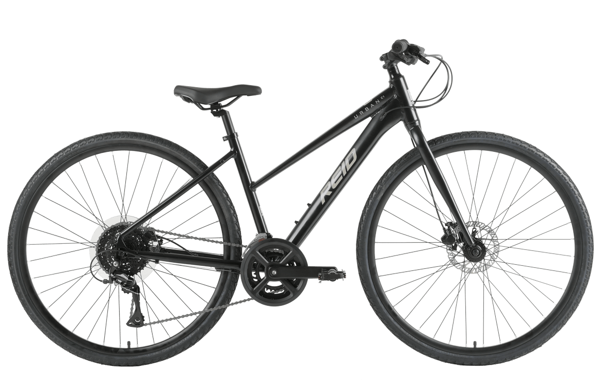 Urban C1 WSD Commuter Bike MY24 Black Bikes Reid   